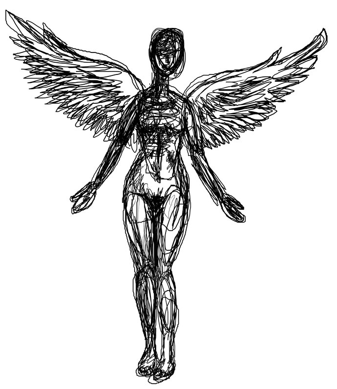 Angel sketch